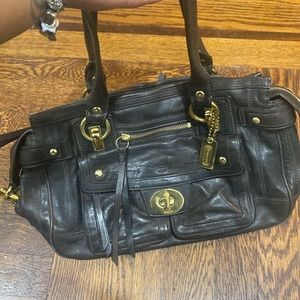 Leather COACH Bag